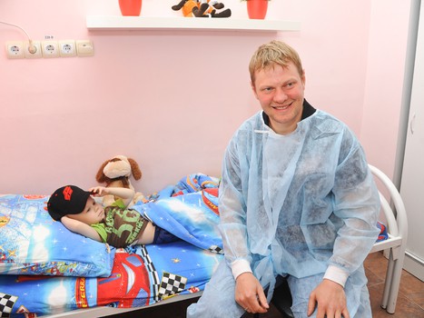 "Авангард" устроил праздник для юных болельщиков из ООДКБ