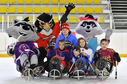 Турнир по следж-хоккею в Омске, день 2