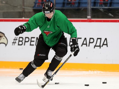 Раскатка «Авангарда» перед матчем с «Амуром»