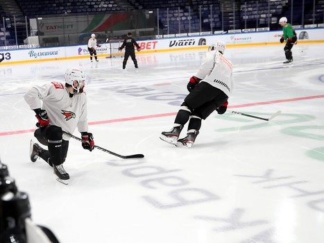 Раскатка «Авангарда» перед вторым матчем серии с «Ак Барсом»