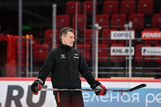 Раскатка «Авангарда» перед матчем с «Нефтехимиком»