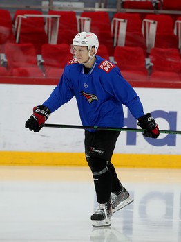 Тренировка «Авангарда» перед четвёртым матчем серии с «Автомобилистом»