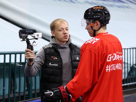 Тренировка «Авангарда» перед стартом турнира в Санкт-Петербурге