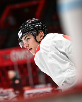 Раскатка «Авангарда» перед матчем со «Спартаком»