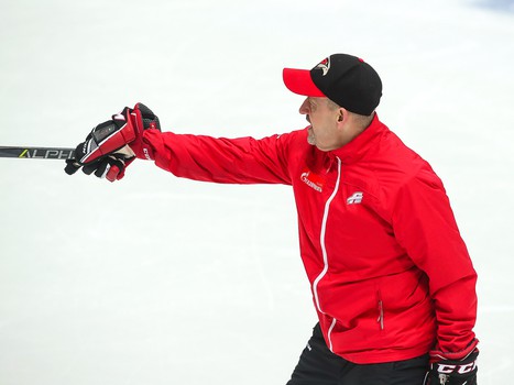 Раскатка «Авангарда» перед матчем со «Слованом»