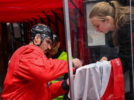 Открытая тренировка «Авангарда» перед вторым раундом плей-офф