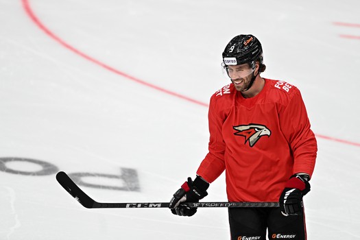 Раскатка «Авангарда» перед матчем с ЦСКА