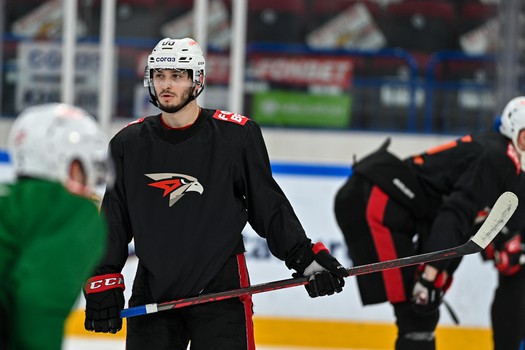 Раскатка «Авангарда» перед третьим матчем серии с «Металлургом» в Магнитогорске