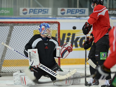 Раскатка "Авангарда" перед матчем с ЦСКА 22.11.13