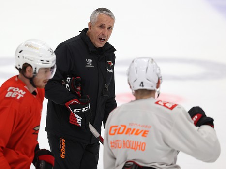 Тренировка «Авангарда» перед выездом