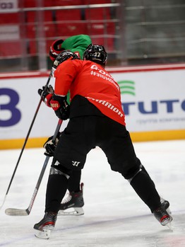 Открытая тренировка «Авангарда» перед стартом второго раунда плей-офф