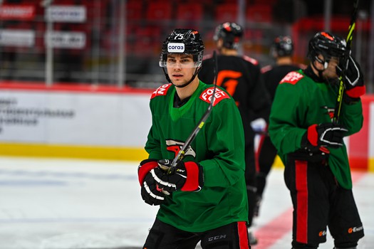 Раскатка «Авангарда» перед матчем с «Амуром»