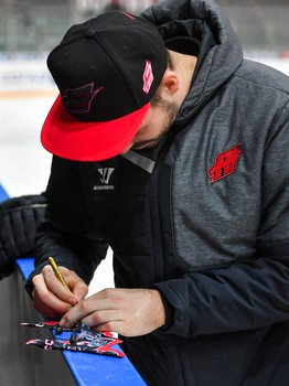 Мастер-класс Доминика Фурха для вратарей хоккейной школы "Авангард"