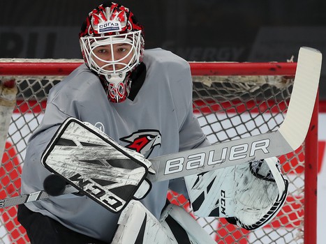 Раскатка «Авангарда» перед матчем со «Спартаком»