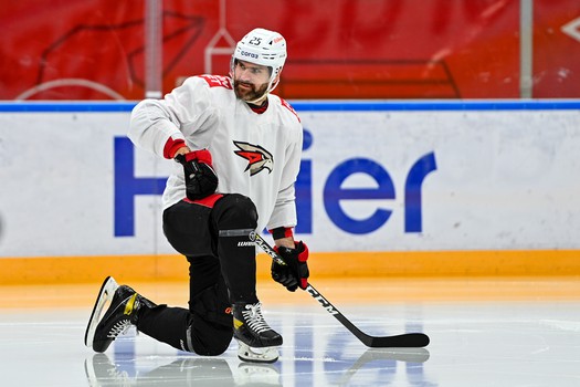 Раскатка «Авангарда» перед выездным матчем со «Спартаком»