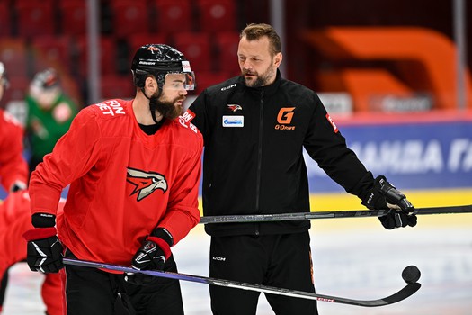 Тренировка «Авангарда» в Омске