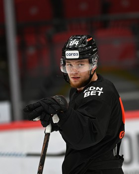 Раскатка «Авангарда» перед матчем с минским «Динамо»