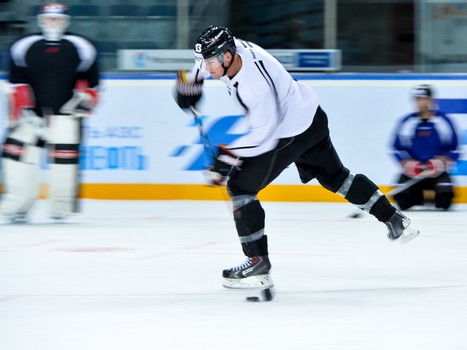 Раскатка "Авангарда" перед матчем с "Магниткой"