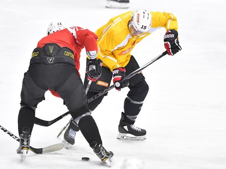 Раскатка "Авангарда" перед выездным матчем с "Трактором"