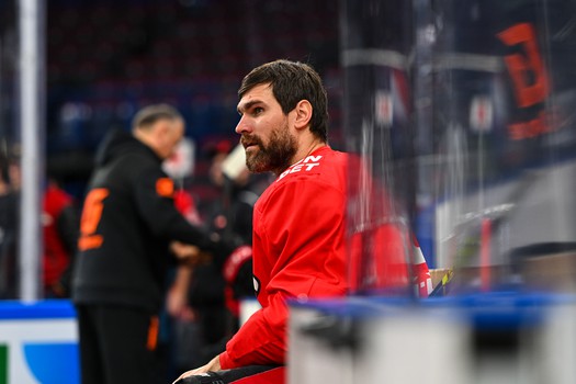 Раскатка «Авангарда» перед матчем в Магнитогорске