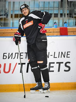 Раскатка "Авангарда" перед матчем с "Торпедо"