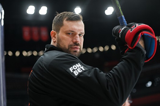 Раскатка «Авангарда» перед матчем с «Барысом»