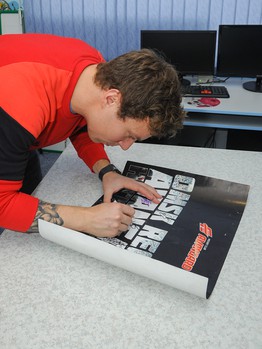 Фурх, Густафссон и Анелёв в гостях у юных болельщиков из ОДКБ