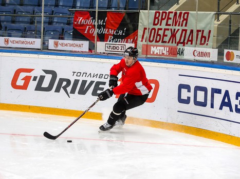 Открытая тренировка «Авангарда» для СМИ