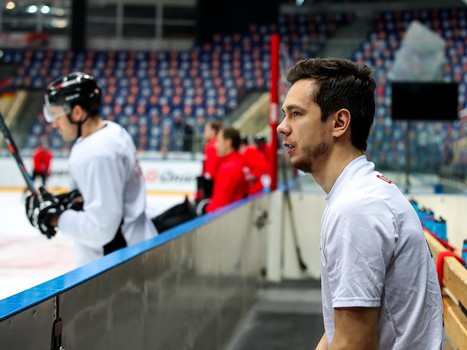 Раскатка «Авангарда» перед четвертым матчем серии с «Барысом»