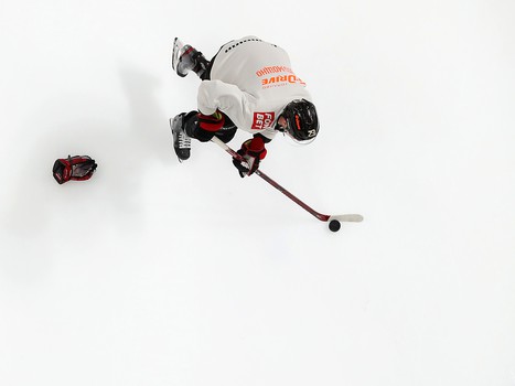 Раскатка «Авангарда» перед матчем с рижским «Динамо»