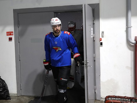 Тренировка «Авангарда» перед первым матчем серии с «Ак Барсом»