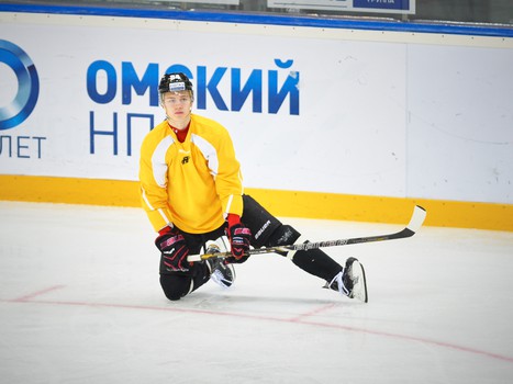 Раскатка "Авангарда" перед матчем с "Амуром"