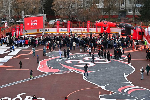 Открытие хоккейной коробки имени Максима Сушинского