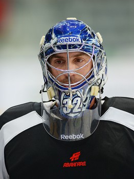 Раскатка "Авангарда" перед матчем с "Витязем" 10 октября 2013