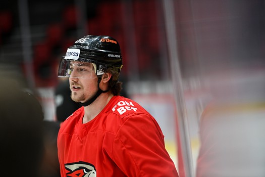 Раскатка «Авангарда» перед матчем с «Барысом»