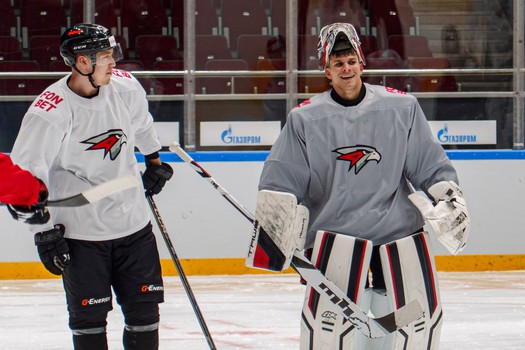 Тренировка «Авангарда» в Санкт-Петербурге