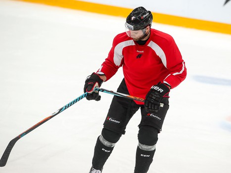 Раскатка «Авангарда» перед матчем со «Слованом»