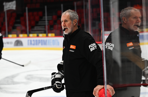 Раскатка «Авангарда» перед матчем с «Автомобилистом»