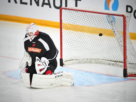Раскатка "Авангарда" перед матчем с "Торпедо"
