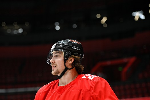 Раскатка «Авангарда» перед матчем с «Трактором»