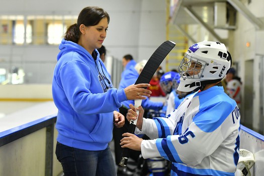 Турнир по следж-хоккею в Омске, день 1