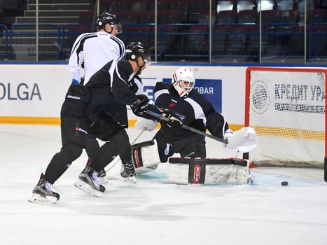 Тренировка в Магнитогорске перед стартом Мемориала Ромазана
