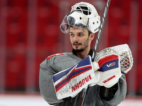 Раскатка «Авангарда» перед матчем с «Адмиралом»