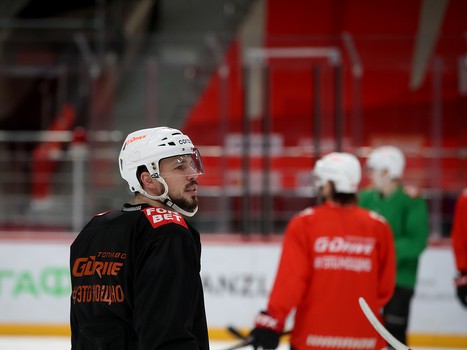 Тренировка «Авангарда» перед выездом