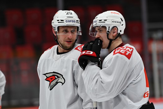 Тренировка «Авангарда» в Омске