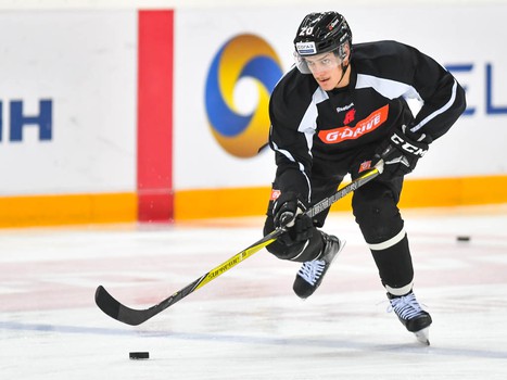 Раскатка "Авангарда" перед матчем с ЦСКА