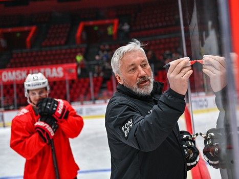 Открытая тренировка «Авангарда» перед финалом Востока