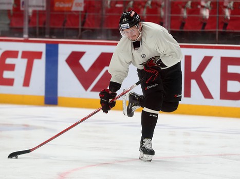 Раскатка «Авангарда» перед матчем с «Адмиралом»