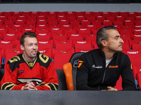 Даниил Квят на тренировке «Авангарда»