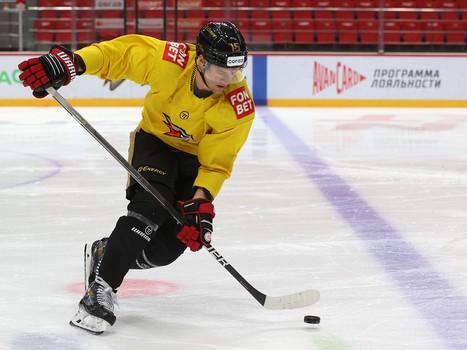 Раскатка «Авангарда» перед матчем с рижским «Динамо»